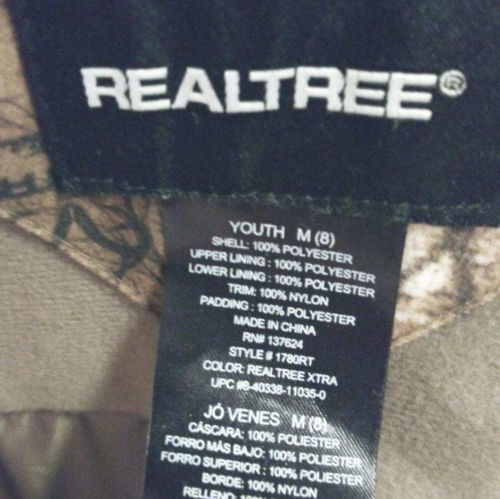 Real tree bibs.